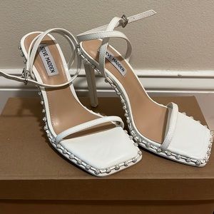 White Steve Madden Heels